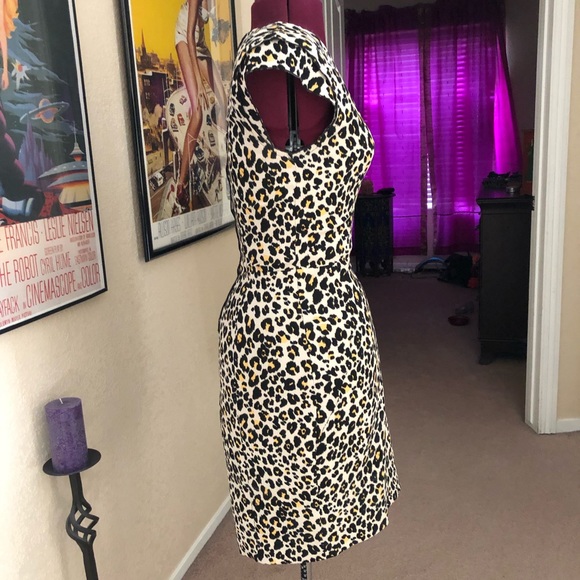 H&M leopard print fitted dress - Picture 3 of 4